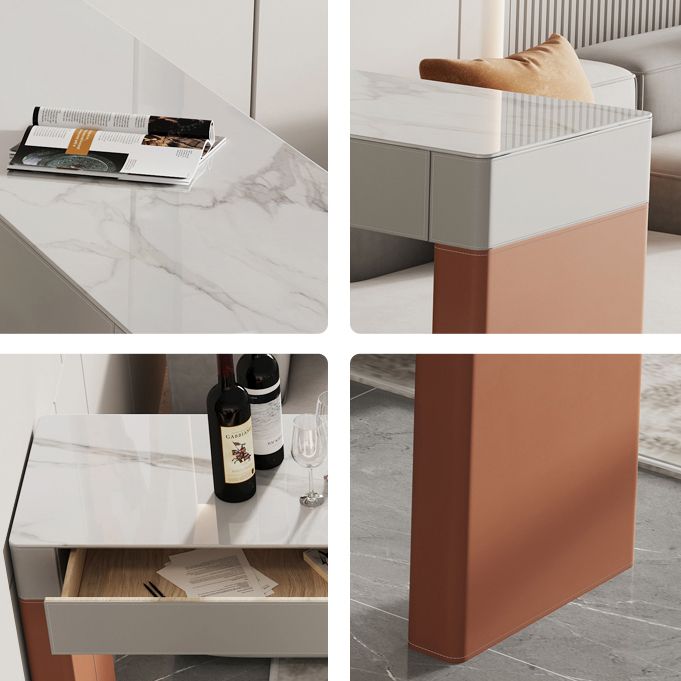 Orange Bar Stool and Table Set Contemporary 1/2/3 Pieces Bar Table Set