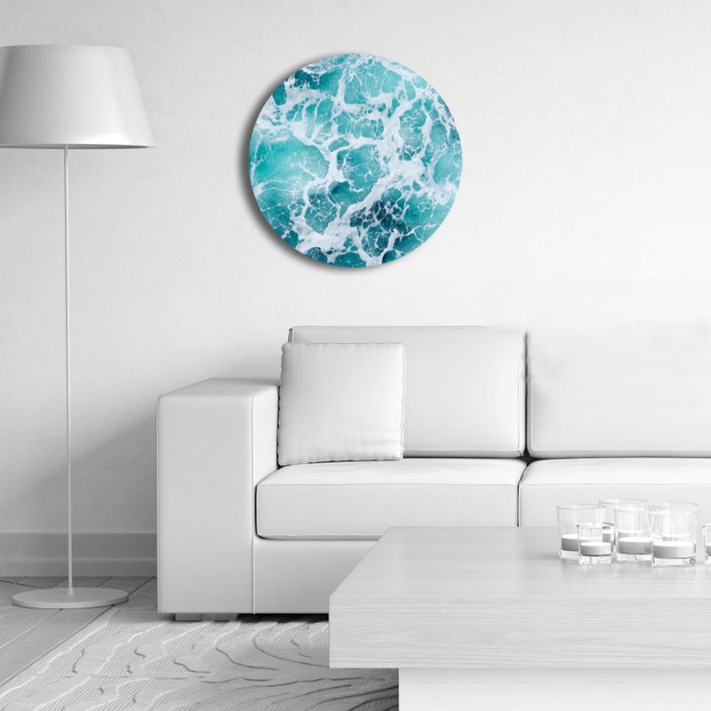 Foto-Kunstdruck mit Meerblick, zeitgenössische Leinwand-Wanddekoration in sanften Farben für das Spielzimmer