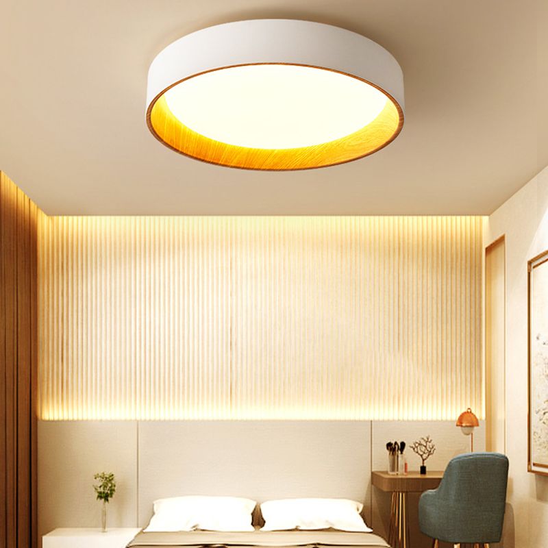 White Modernism Ceiling Light LED Flush Mount Lighting for Home Hallway