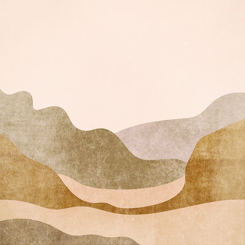 Abstract Painting Wallpaper Environment Friendly Mildew Resistant Indoor Wall Mural
