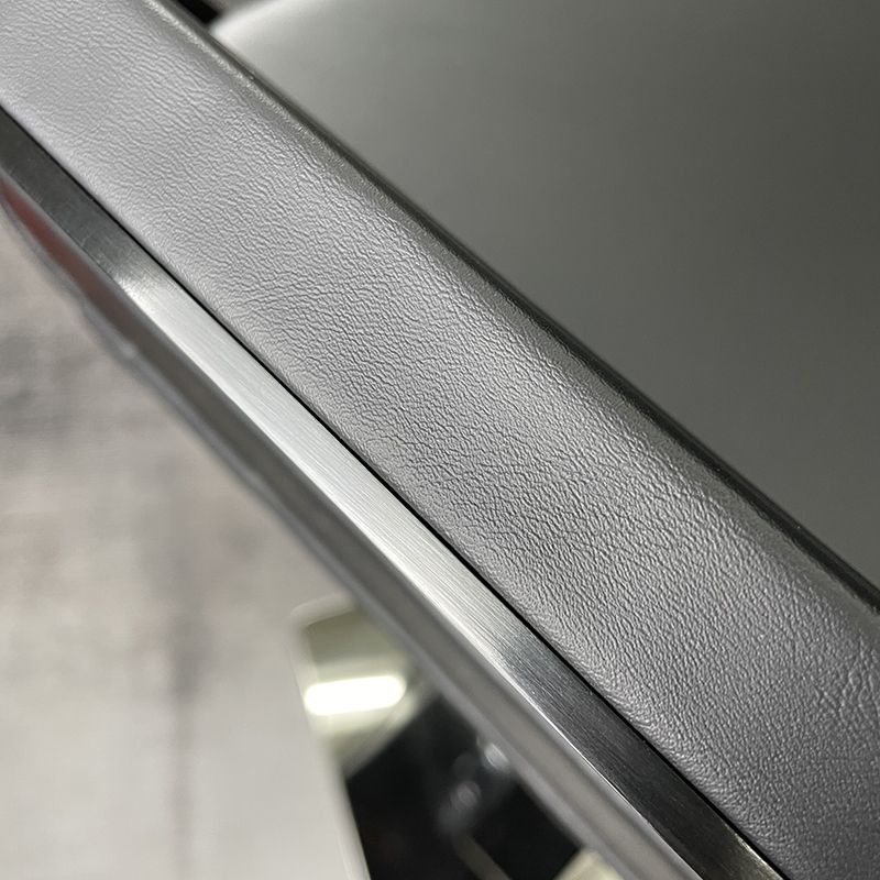 Leather Bar Stool Industrial Backrest Counter Stool for Living Room