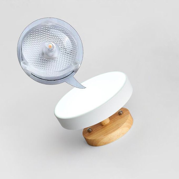 Ronde semi-inbouwlamp Macaron acryl plafondmontage kroonluchter voor slaapkamer