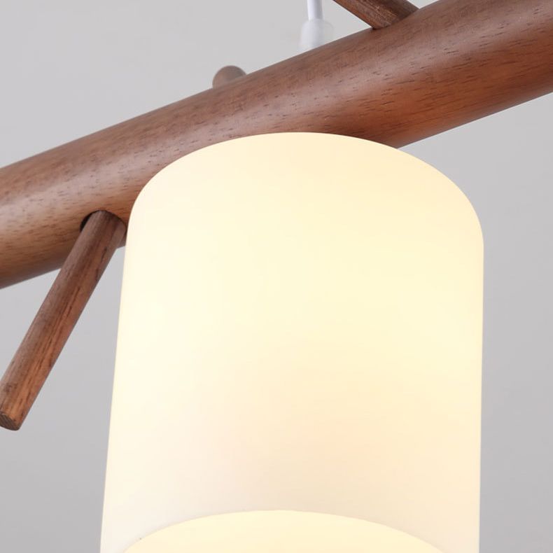 Branches en bois lampe de l'île Modern Simplicité Pendentif Lighting for Restaurant