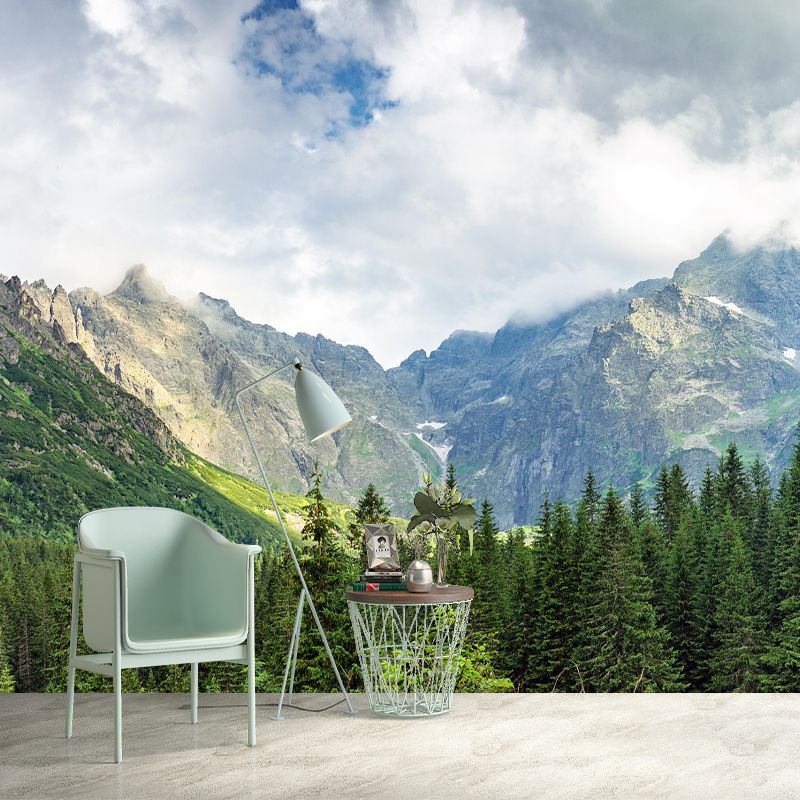 Modern Mountain Environment Friendly Mural Wall Covering for Sleeping Room