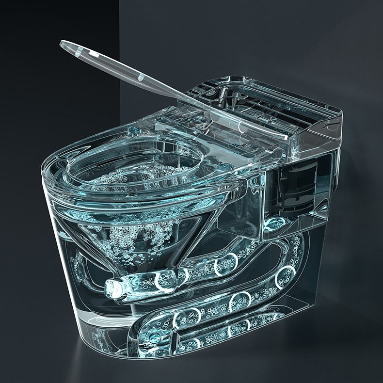Modern Floor Mounted Urine Toilet Siphon Jet Toilet Bowl with Toilet Seat