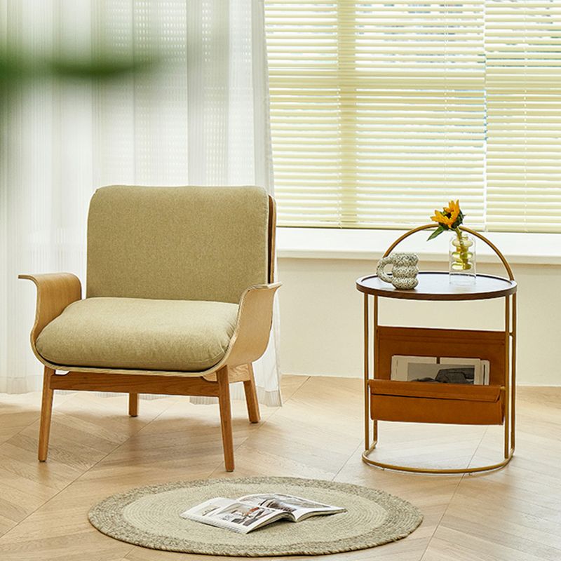 Tray Top Corner Table in Brone with Storage C Side Accent Side  Table