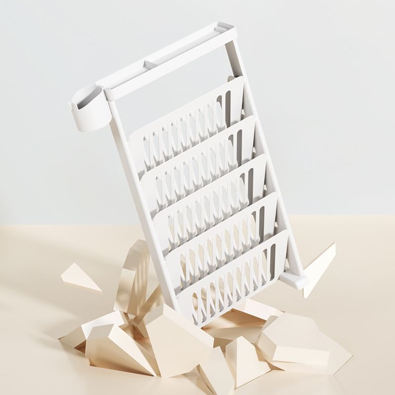 Libreria a 5 scaffali per la scala in plastica contemporanea scaffale di libri