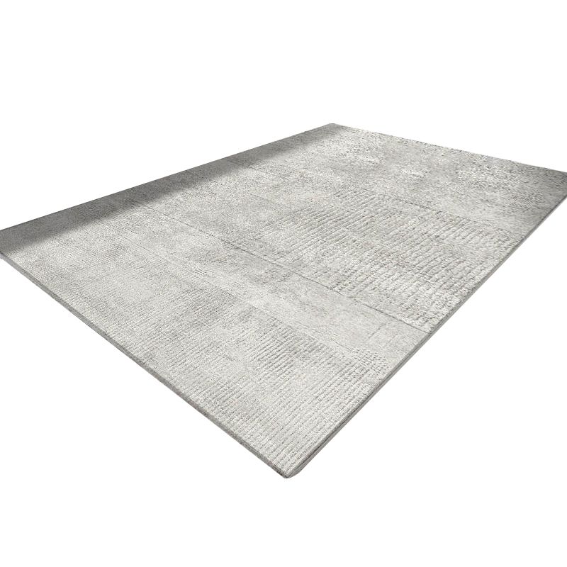 Brown Modern Carpet Striped Polyester Carpet Washable Carpet for Home Decor