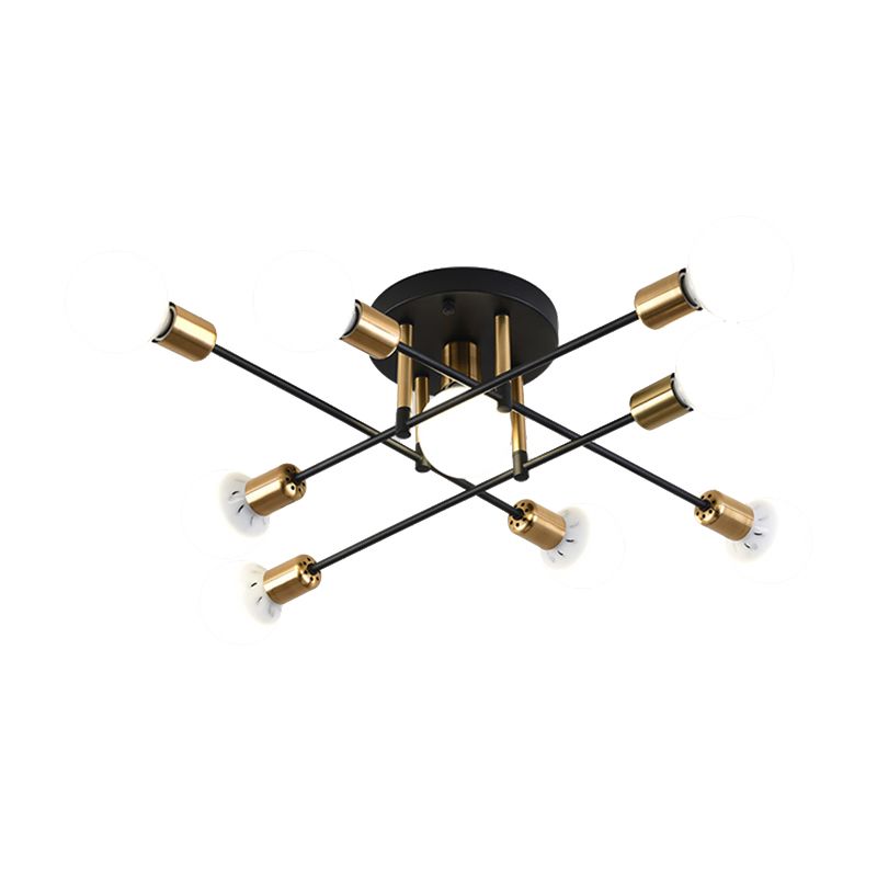 Nordic Style Iron Ceiling Lamp Adjustable Ceiling Light for Living Room