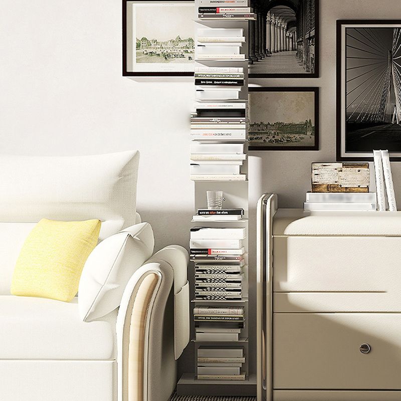 Libreria in stile contemporaneo invisibile per sala da studio e ufficio