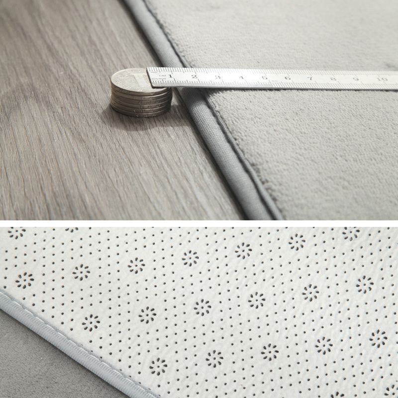 Alfombra de dormitorio simplicidad Área lisa multicolor polipropileno Alfombra resistente a las manchas sin deslizamiento