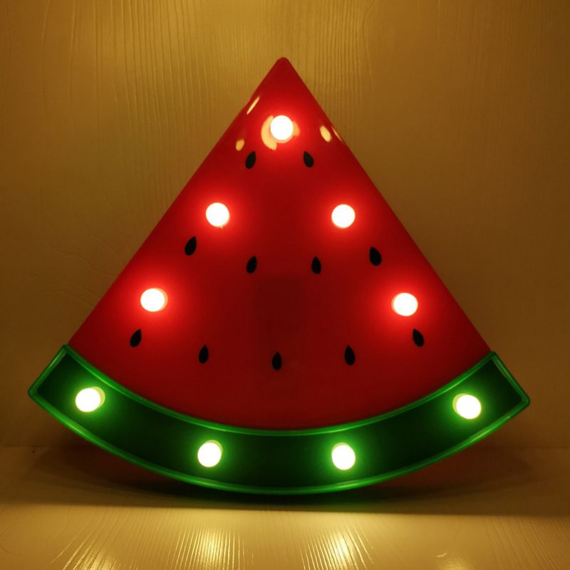 Fruit and Animal Baby Room Night Light Plastic LED Minimalist Nightstand Lighting