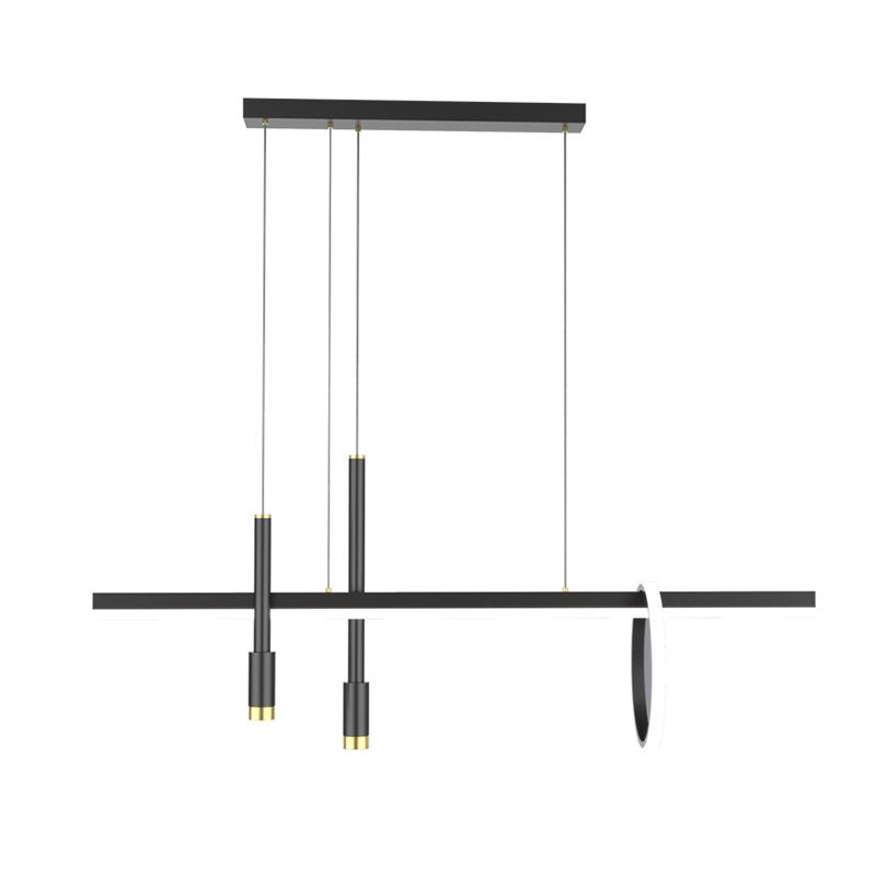 Lumo lampadario dell'isola ombreggiata Luce a LED SEMPLICITÀ LED BLACO APPLICO APPLICARE PER LA CUSCINA