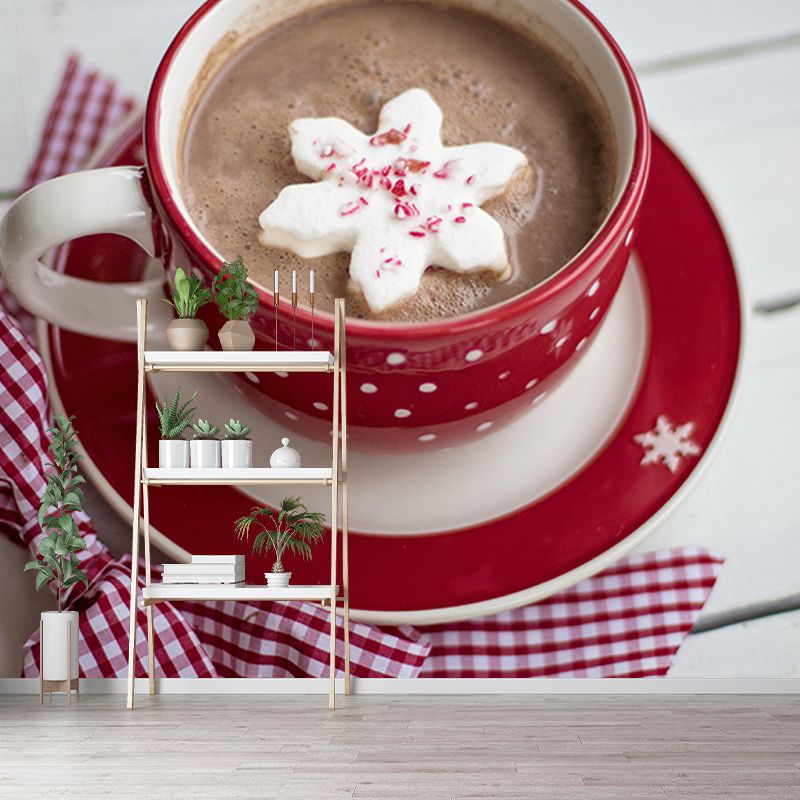 Photography Stain Resistant Mural Wallpaper Coffee Sleeping Room Wall Mural