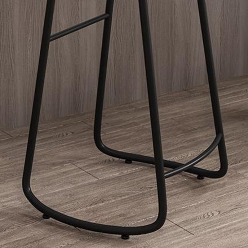 Backless Counter Height Stools Rubberwood Bar and Counter Stool