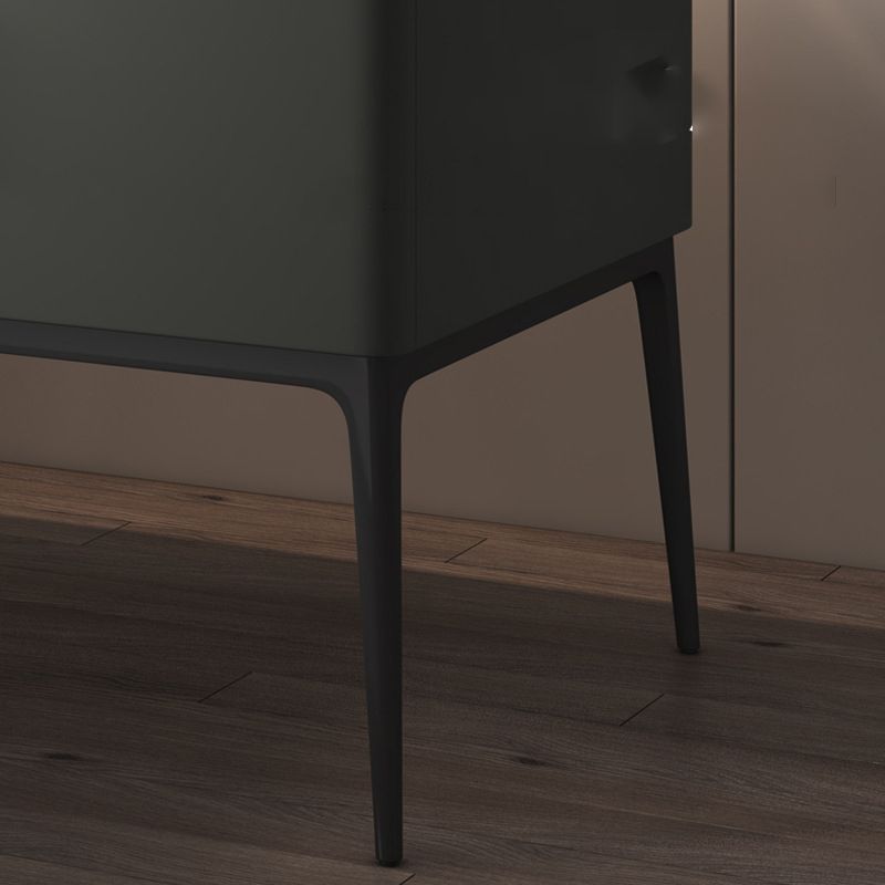 Modern Wooden Nightstand 18.8 "Tall Nightstand with 1-Drawer