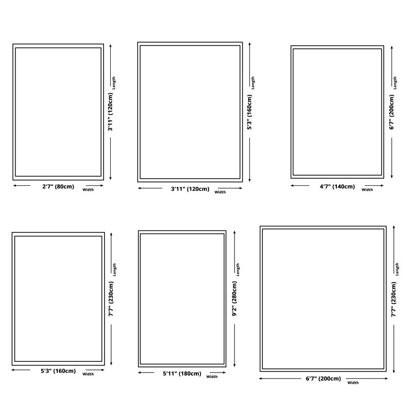 Grey Modern Rug Polyester Stripe Indoor Rug Stain Resistant Carpet for Home Decoration