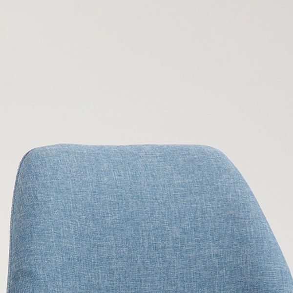 Scandinavian Restaurant Upholstered Side Chair Matte Finish Parsons Dining Chair