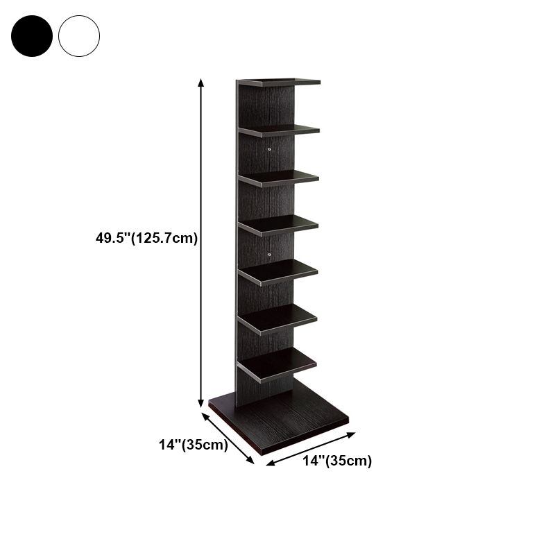 Libreria invisibile in stile contemporaneo aperta libreria per home office