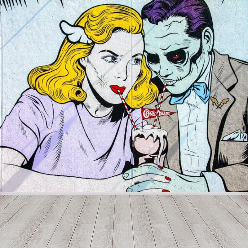 Non-Woven Ornamental Mural Decal Modern Fine Arts Graphic Wall Decor, Personalize