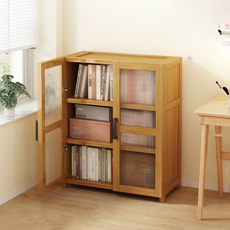 Vertical Engineered Wood Bookshelf Contemporary Closed Back Bookcase