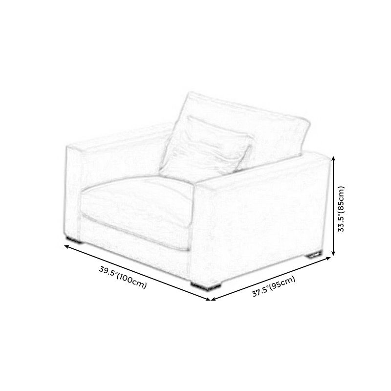 Quadratmeterschwamm/latexsitzgefüllter Holztechnologie Rechteckiges Sofa