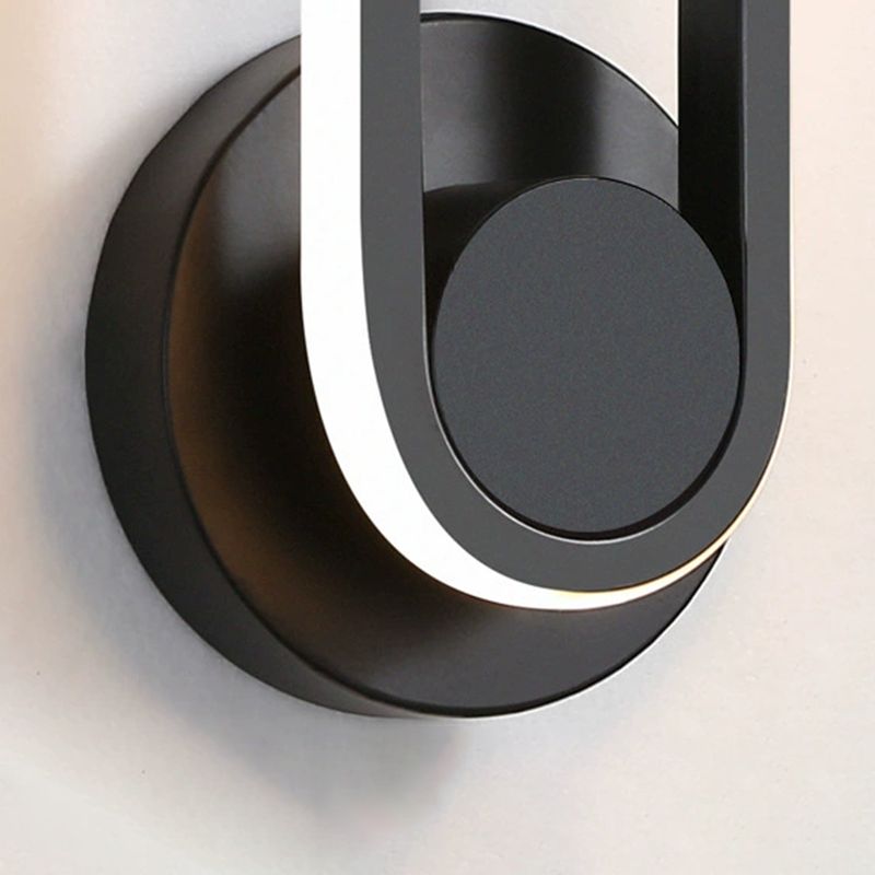 Metal Geometric Wall Sconce Simplicity 1 Light Wall Lighting Fixtures