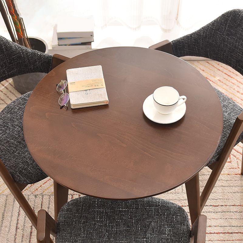 Simplicity Beech 3 Legs Dining Table Solid Wood Table Rectangle for Home