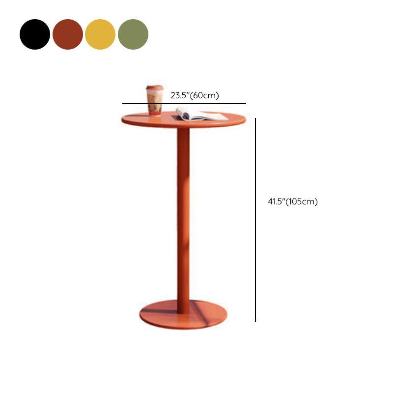 Contemporary Pub Table Set Metal 1/2/3/4 Pieces Bar Stool and Table Set