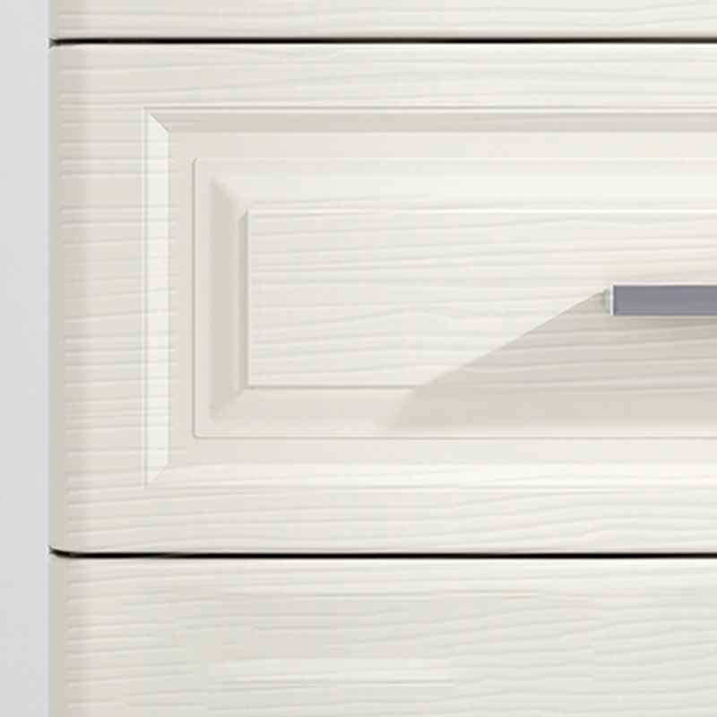 Contemporary Plastic Non-Hanging Armoire 1-Shelf Home Storage Cabinet