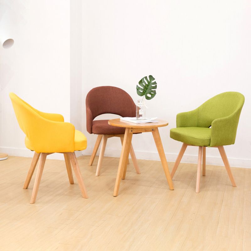 Chaises de salle à manger en bois modernes, fauteuils latéraux à dossier ouvert pour la cuisine