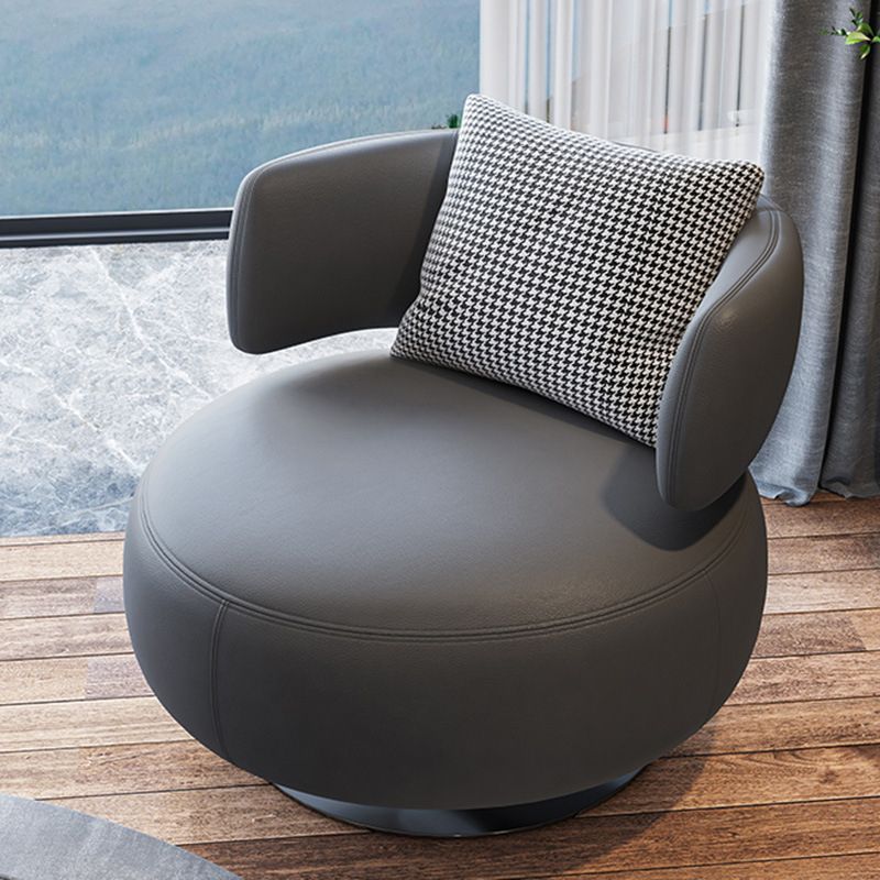 Contemporary Swivel Accent Chair Armless Lounge Chair with Cushion 33"L x 26"W x 28.5"H