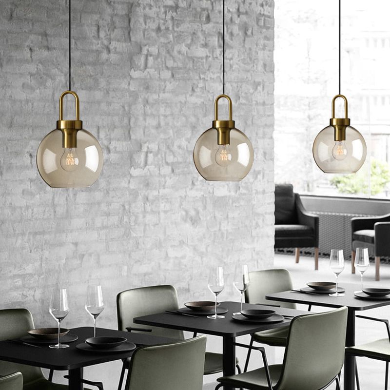 Simplicity Pendant Lighting Fixture Clear Glass Ceiling Pendant Light