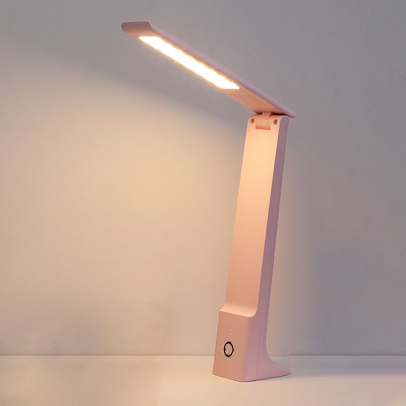 Moderne Lesetischlampe 1-Licht-Rechteck-Tischlicht mit USB-Anschluss