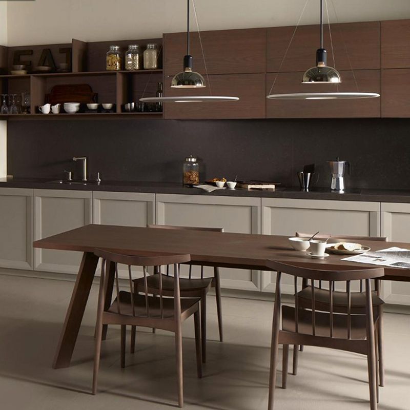 Round Hanging Light Post Modern Pendant Lighting Ayémorrat pour la salle à manger Coffee Shop