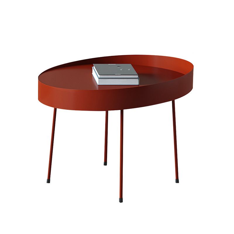 Geometric Metal Coffee Table Modern 4 Legs 15.7''/23.6''/31.5'' Cocktail Table