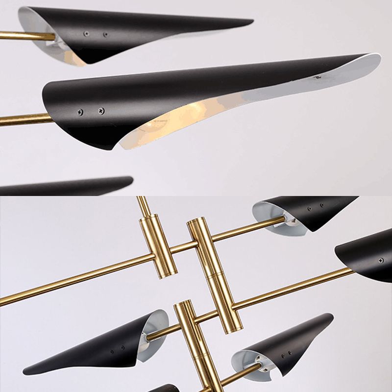 Shaded Living Room Ceiling Pendant Light Metal Simplicity Pendant Lighting Fixture