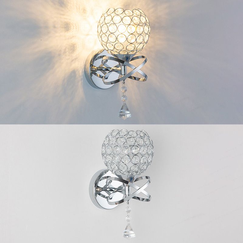 Modern Simple Iron Vanity Light Ball Shape Vanity Lamp for Shower Room