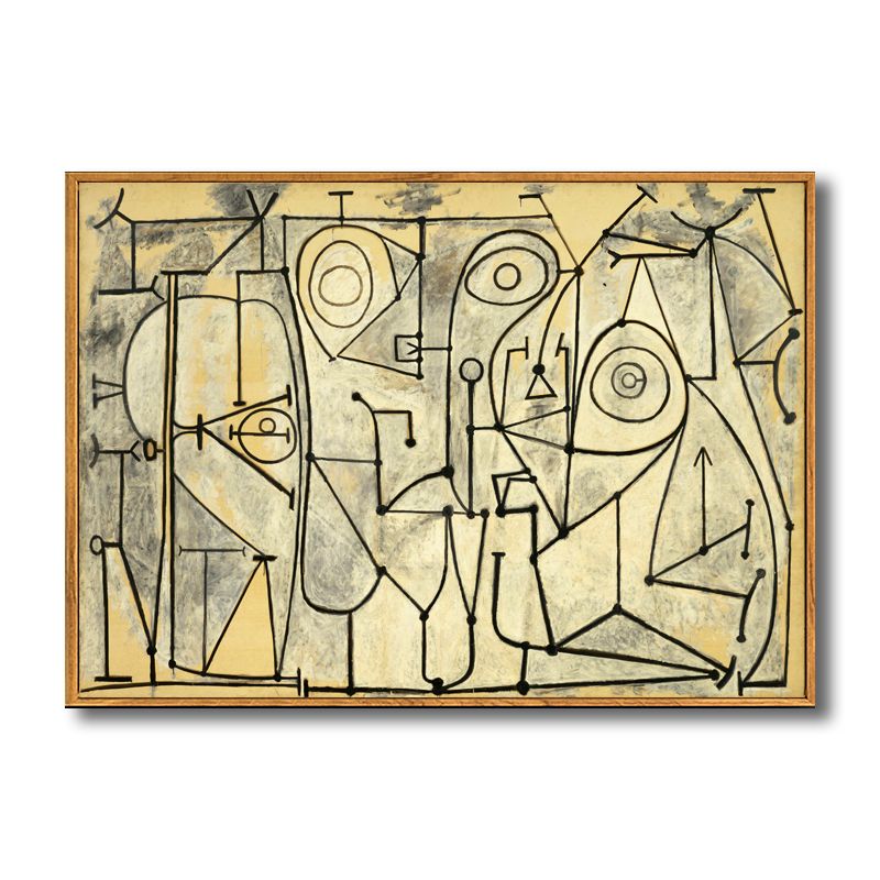 Picasso Geometric Figure Wall Art Synthetic Cubism Textured House Interior Canvas