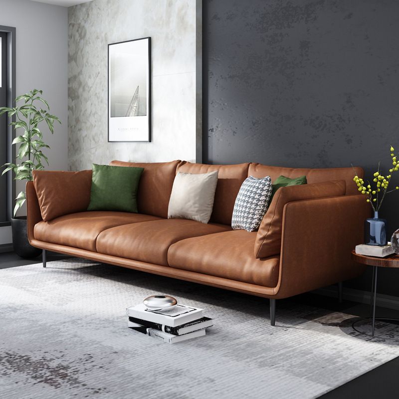 Sofá de brazo de esmoquio de 3/4 de asiento de modernismo para sala de estar para sala de estar