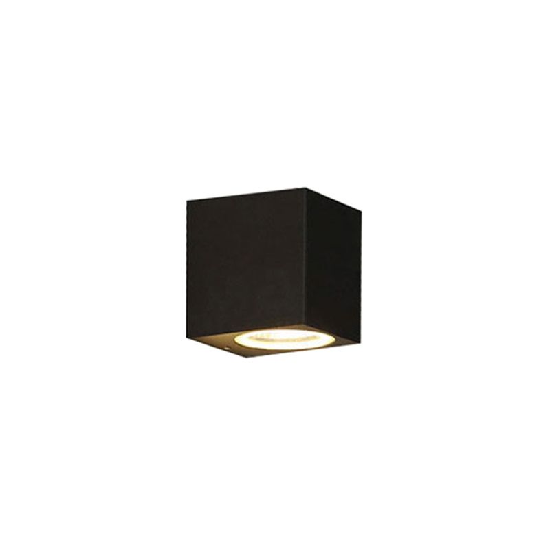 Stile moderno la lampada nera di scarpa da lampada geometrica in alluminio funce illuminazione sconde