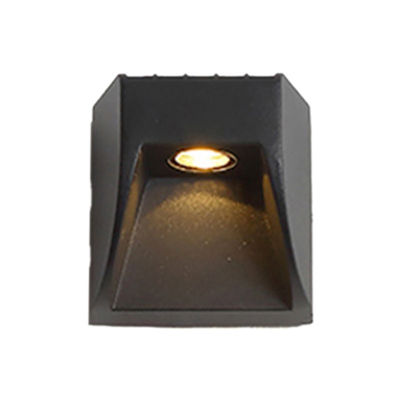 Geometric Shape Metal Wall Sconces Modern Multi-Lights Wall Mount Light Fixture in Black