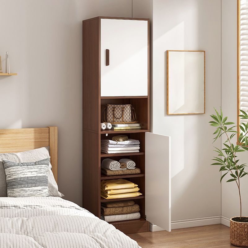 Non-Hanging Storage Cabinet Engineered Wood Cabinet for Bedroom