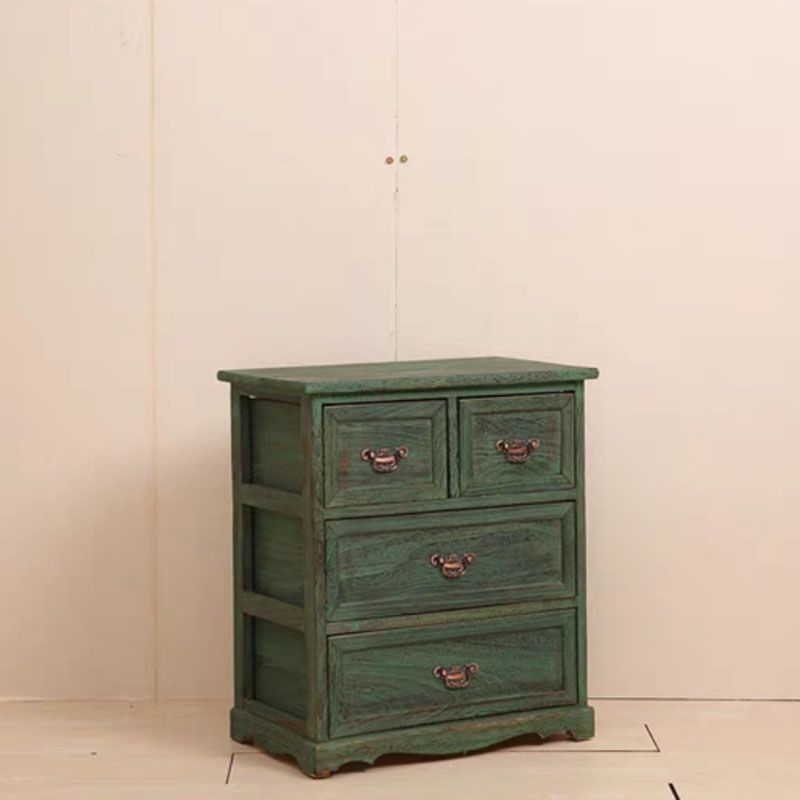 Nautical Bedroom 12" Wide Storage Chest Wooden Vertical Chest with Drawers