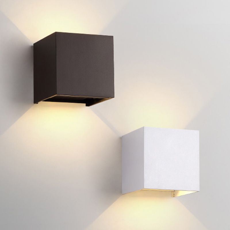 Luz de la plataforma geométrica de estilo moderno de muro de metal LED LED LITING