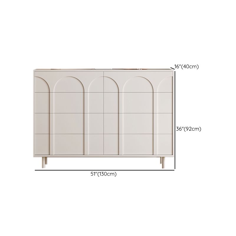 Contemporary Storage Chest Dresser Wooden Dresser for Bedroom