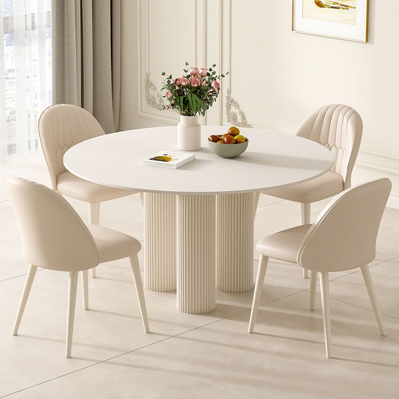 1/5 Piece Stone Top Contemporary Style Dining Room Chair Set