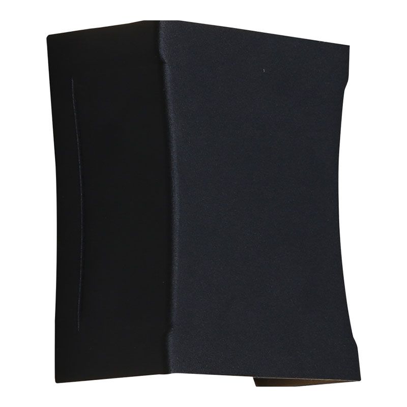 Luz de pared de pared de aluminio al aire libre moderna LED de pared de 2 luces LED de 2 luces