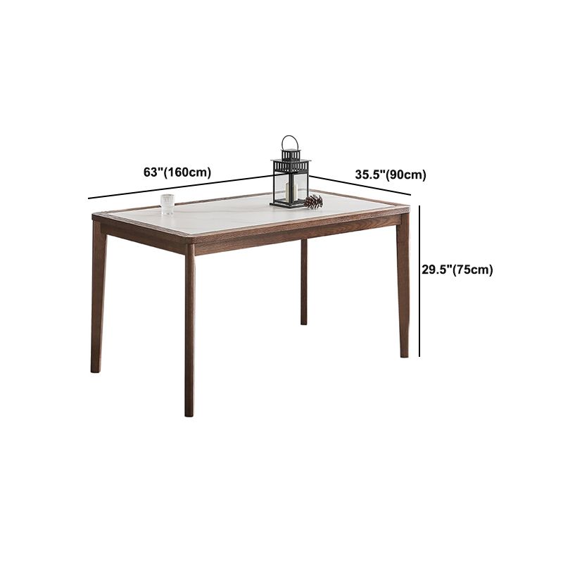 Designer Style Rectangle Dining Set 1/2/4/5 Pieces Sintered Stone Top Dinette Table Set