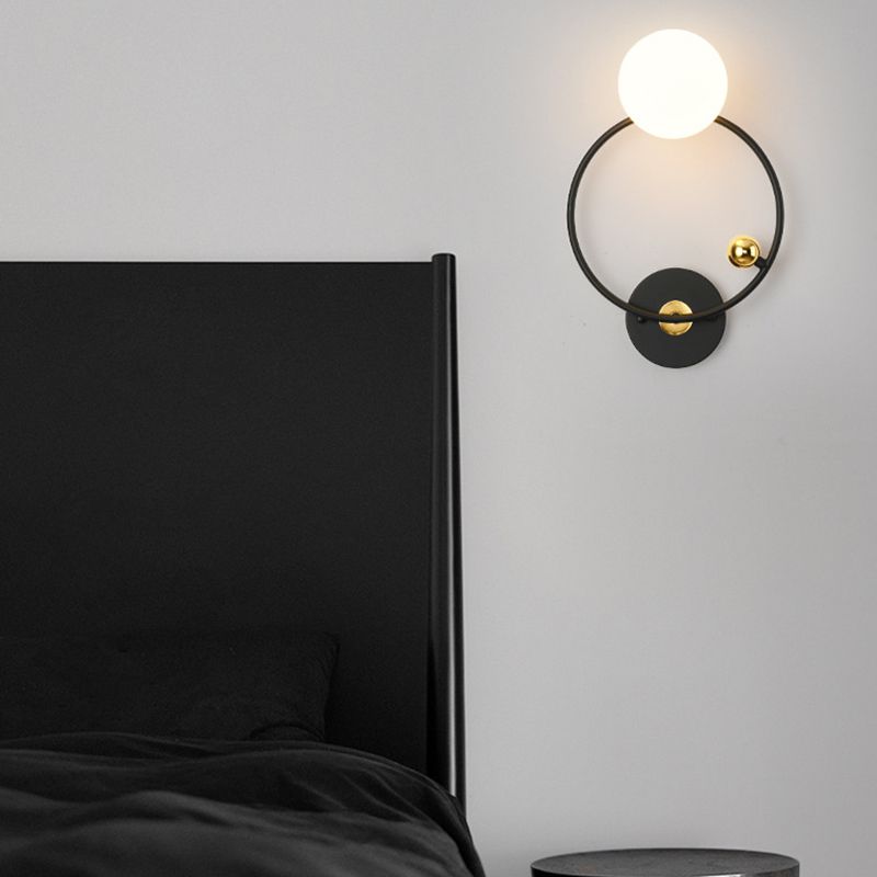 Salon en verre applique en verre moderne 1 luminaire mural mural de tête